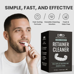 DENTRA DENTAL tablets for dentures and clear braces