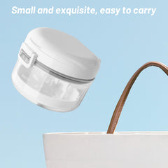 Travel-friendly denture cleaning cup
