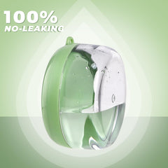 Screw-top leak-proof denture soaking container in green