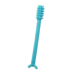 Denture Dart V4 hard plastic denture brush with textured grip