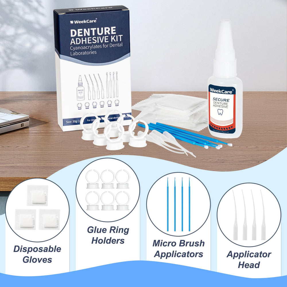 1oz bottle of denture repair glue