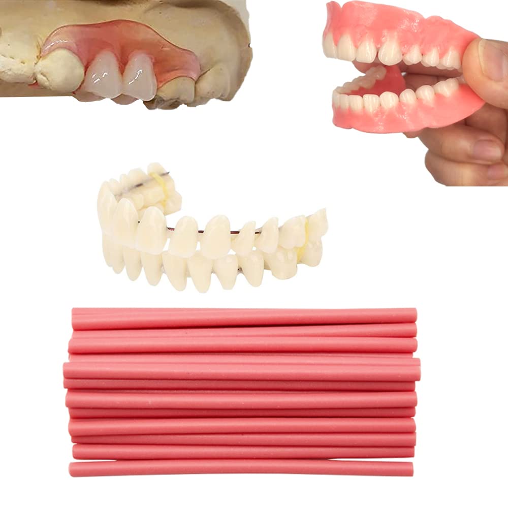 Finished dentures demonstrating natural color and stability