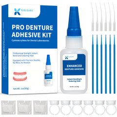 30g bottle of Dental Lab denture repair adhesive with label