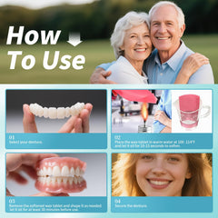 All components organized in the Dentures DIY Kit