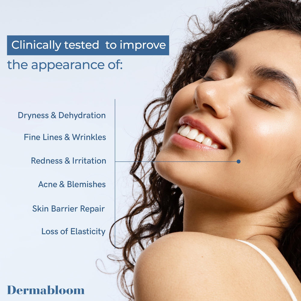 Close-up of Dermabloom roller for depuffing and smooth application