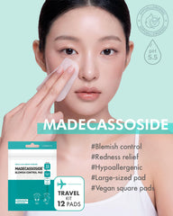 DERMAL Madecassoside Blemish Control Pad square 65x70mm close-up for easy application.