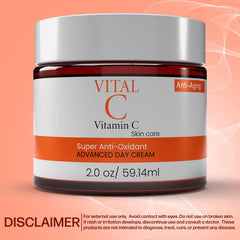 Dermapeutics Vitamin C cream application in bright daytime routine.