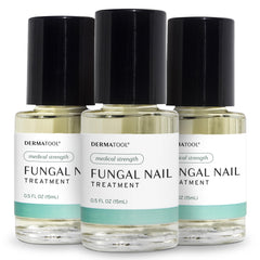 DERMATOOL clear-drying formula dries quickly with no staining.