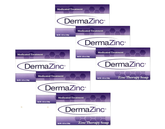 DermaZinc Therapy Soap bar with 2% zinc for daily cleansing and comfort.