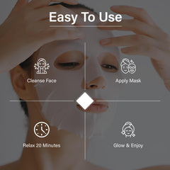 DERMIC Nighttime hydration mask provides overnight moisture boost.