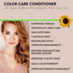 DermOrganic conditioner helps brush through hair for smoother styling