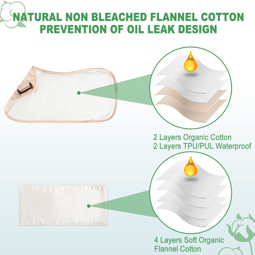 Product in ergonomic design with soft organic cotton flannel material