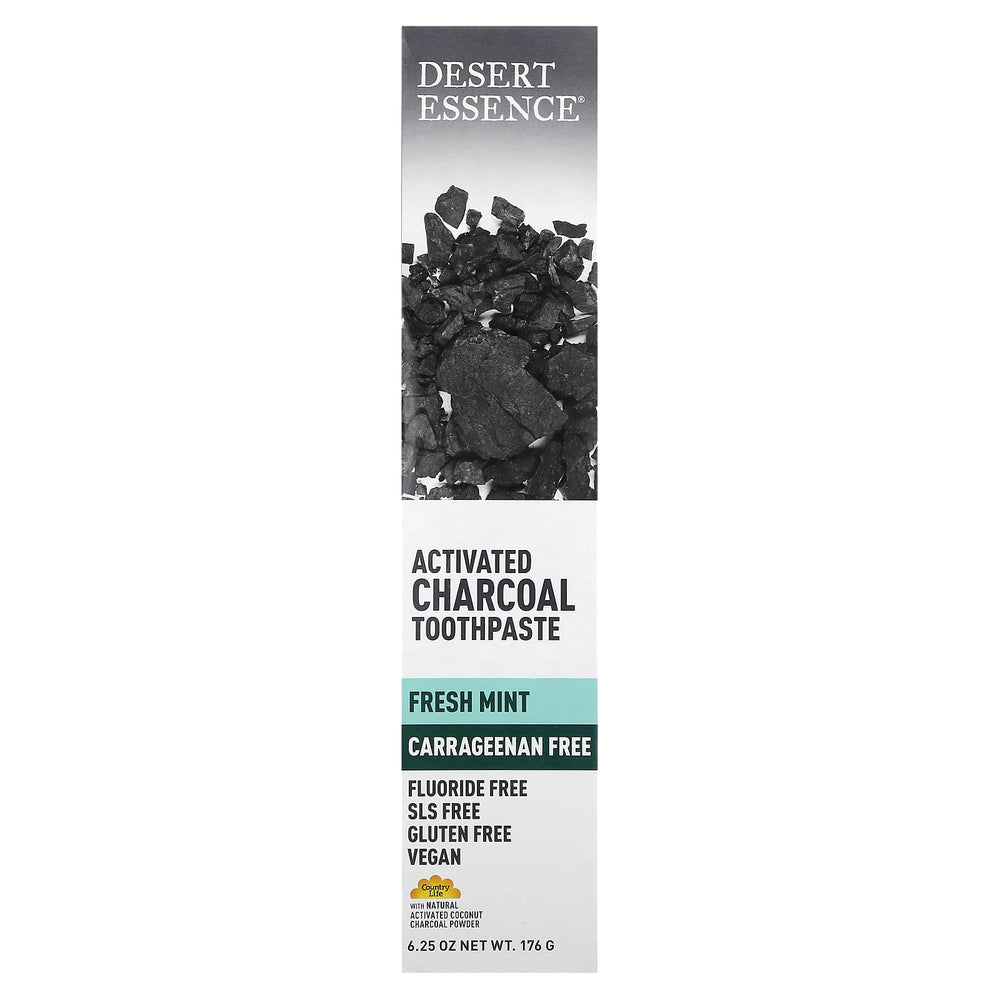 Packshot of Desert Essence Activated Charcoal Toothpaste