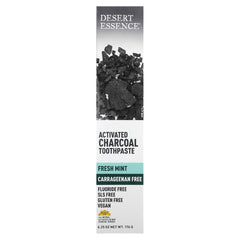 Packshot of Desert Essence Activated Charcoal Toothpaste