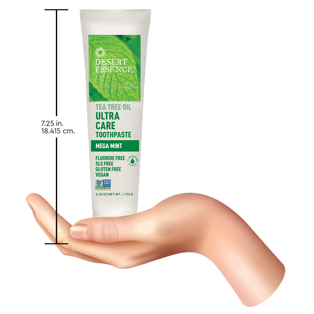 Minty swirls and toothpaste branding for Mega Mint toothpaste