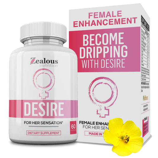 Desire libido booster bottle front view