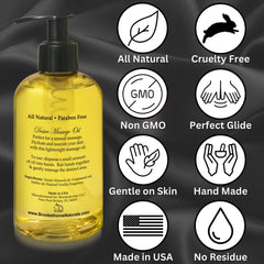 Moisturized skin after using Desire Sensual Massage Oil