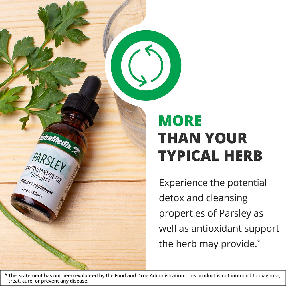 Detox support liquid drops added to water