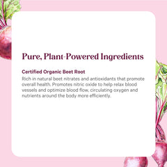 Detox and energy benefits of beet powder