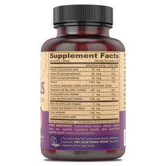 Diagram showing four absorbable calcium sources used in DEVA supplement