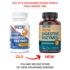 Close-up of DEVA Digestive Enzymes Plus capsules