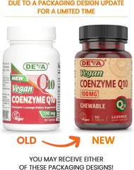 CoQ10 100mg lozenge dissolving in the mouth