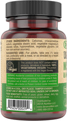 Side angle view of the DEVA vegan multivitamin bottle
