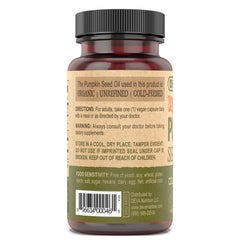 Made in USA DEVA Pumpkin Seed Oil packaging