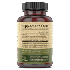 Ingredients include amla fruit, acerola cherry, camu camu and rose hips