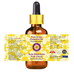 Label close-up of Deve Herbes Anise Essential Oil 30ml