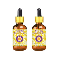 dève herbes Bay Essential Oil 50ml x 2 in amber glass bottles