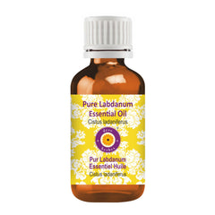 Labdanum essential oil in amber glass bottle (10ml)