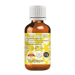Amber bottle with Labdanum oil and dropper