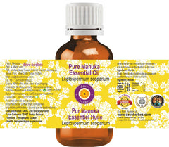 Steam-distilled Manuka essential oil 5ml bottle