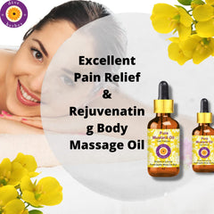 Pure mustard oil in amber bottle with dropper