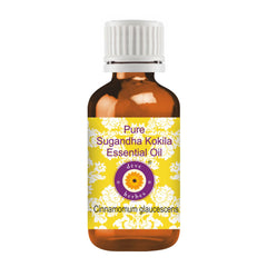 Pure Sugandh Kokila Essential Oil in 30ml amber glass bottle