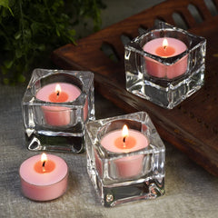 Bulk 36-pack of rose-scented tealights for gift set