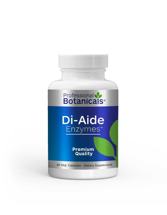 DI-AIDE Enzymes bottle on white background