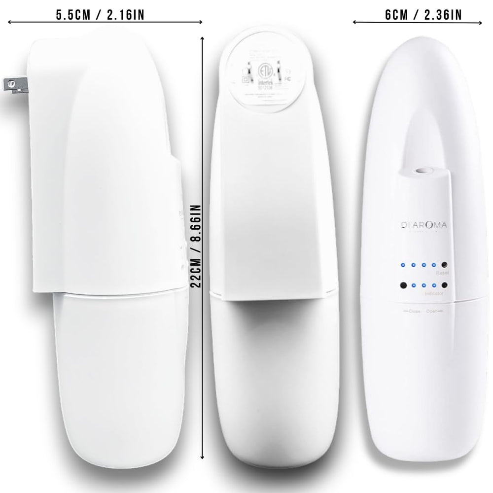 Di'Aroma waterless diffuser white – nebulizing technology close-up