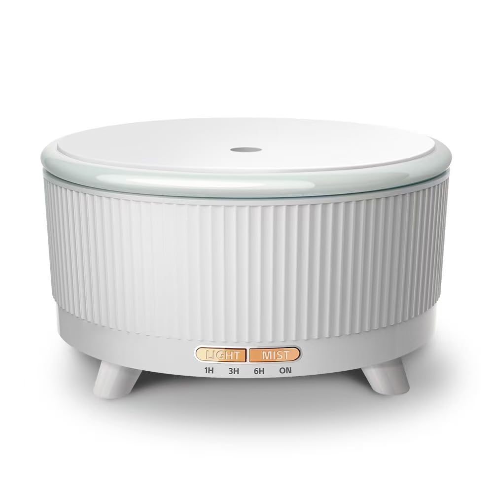 Cool-mist humidifier diffuser for bedroom and living room decor
