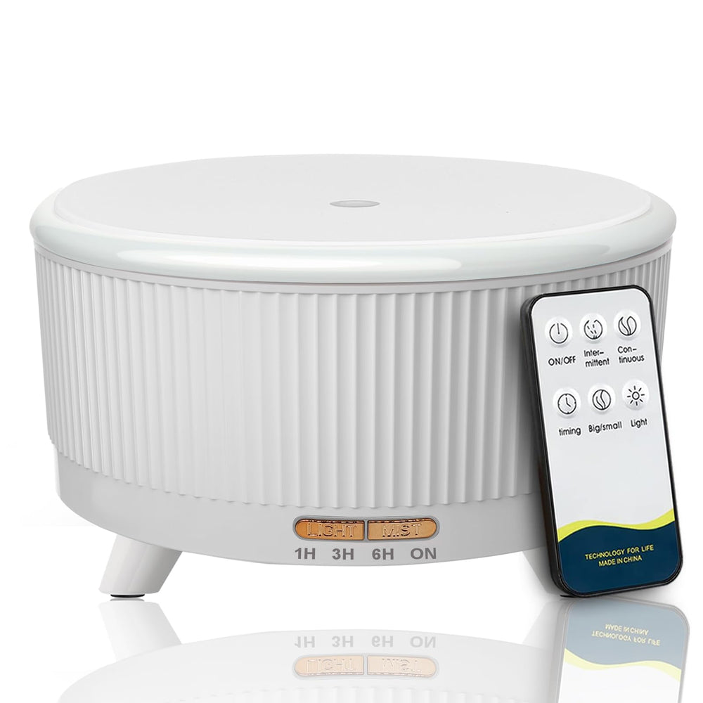 500ml large room essential oil diffuser with remote and 7 LED color lights