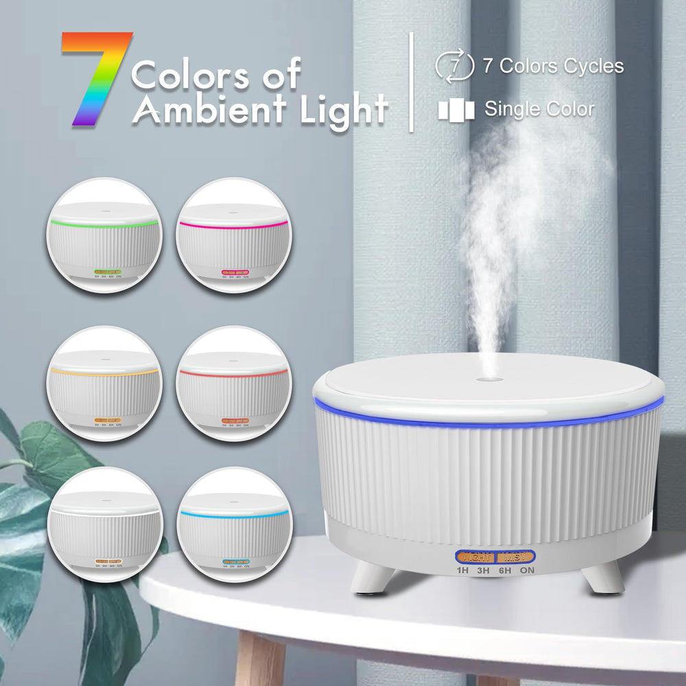 Quiet ultrasonic diffuser operating with less than 25 dB