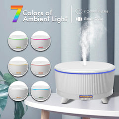 Quiet ultrasonic diffuser operating with less than 25 dB