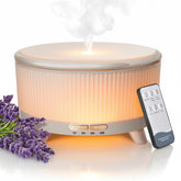Palm-sized 500ml ultrasonic essential oil diffuser in minimalist white