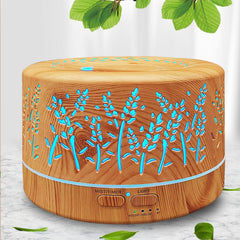 600ml large capacity diffuser with wood grain finish