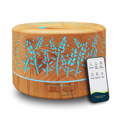 600ml large room essential oil diffuser with remote control