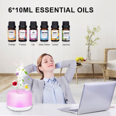 Six 10ml essential oils included