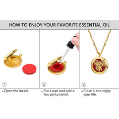 Includes 8 reusable sponge inserts for diffuser necklace