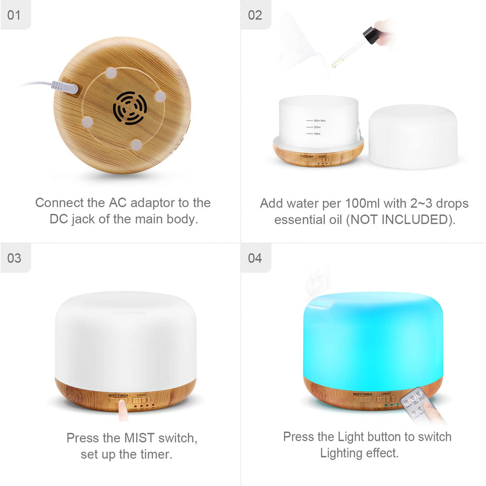 BPA-free diffuser with safe materials for baby rooms