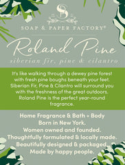Diffuser with Roland Pine fragrance oil drops